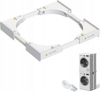 ŁĄCZNIK PRALKI Z SUSZARKĄ uniwersalna rama pośrednia 46-71 cm