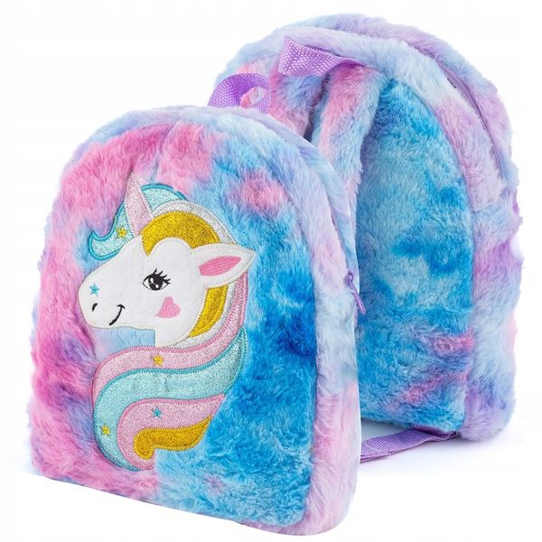 Plecak przedszkolaka Jednorożec dla dziecka plusz zdjęcie 1