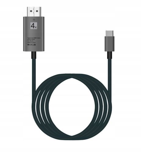 KABEL ADAPTER PRZEJŚCIÓWKA USB-C 3.1 HDMI 4K MHL 200cm do Telefonu Macbooka na Arena.pl
