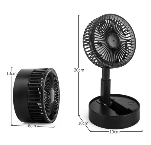 Wentylator wiatrak biurkowy stojący mocny składany LAZY SUMMER na Arena.pl