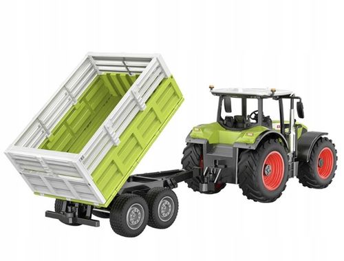 TRAKTOR CIĄGNIK Claas Arion 660 Z PRZYCZEPĄ ZDALNIE STEROWANY 1:24 RC na Arena.pl