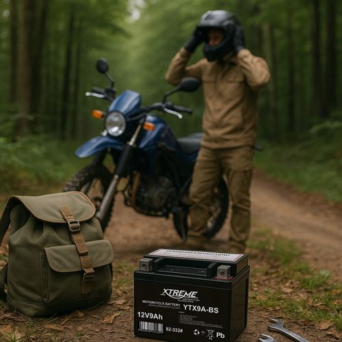 AKUMULATOR MOTOCYKLOWY XTREME 12V 9Ah WYMIAR 8Ah BEZOBSŁUGOWY SKUTER MOTOR na Arena.pl