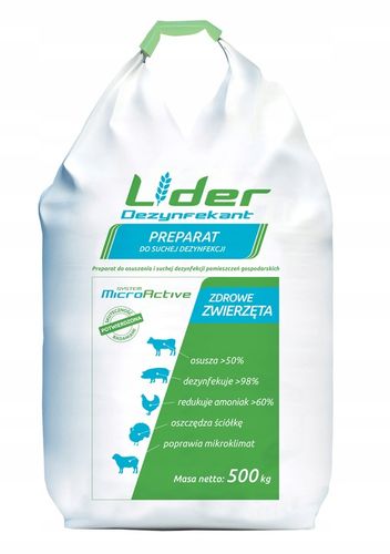Preparat do suchej dezynfekcji, Lider Dezynfekant, dezynfekcja kurnika 20kg na Arena.pl