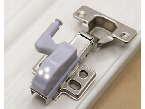 10x lampka do szafki zawias drzwi 3led + bateria na Arena.pl