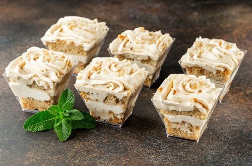 PUCHARKI DESEROWE PUCHAREK NA DESER PRZEKĄSKI 120ml 50 sztuk + na Arena.pl