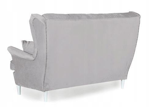 Zestaw wypoczynkowy mebli uszak Gaja sofa fotele pufy Family Meble komplet na Arena.pl