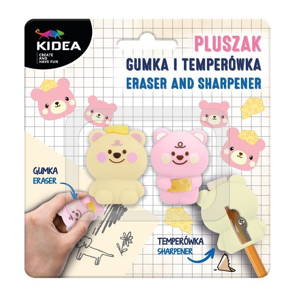 pluszak gumka i temperówka kidea 5892 zdjęcie 7