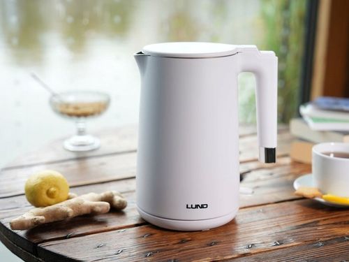 CZAJNIK ELEKTRYCZNY LUND 2200W 1,5L BIAŁY PODWÓJNE ŚCIANKI na Arena.pl