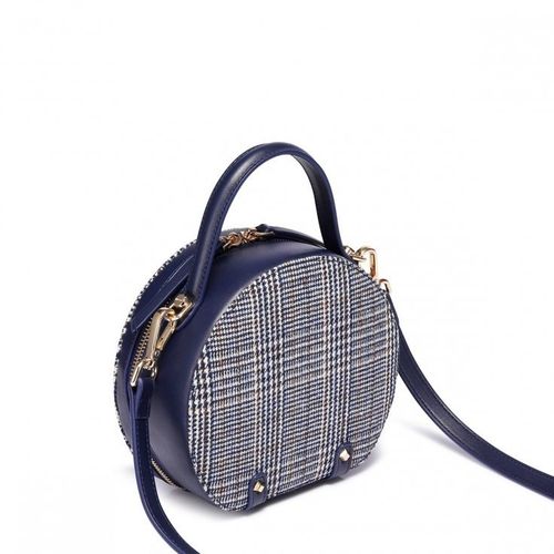 NUCELLE Okrągła niebieska torebka na Arena.pl