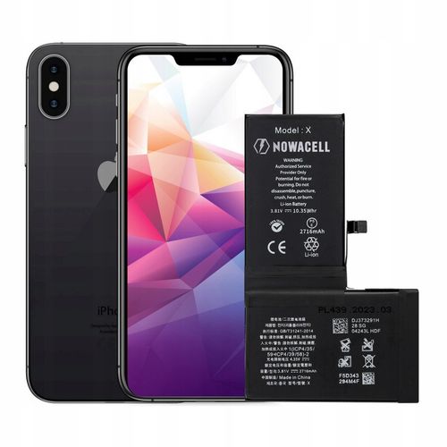 Bateria do iPhone X 2716mAh - NOWACELL na Arena.pl