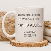 CHAMSKI KUBEK BEZ CENZURY | ŚMIESZNY PREZENT | DO PRACY BIURA DOMU | 330 ml