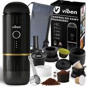 PRZENOŚNY EKSPRES DO KAWY MIELONEJ KAPSUŁKI SAMOCHODOWY BEZPRZEWODOWY