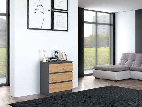 Komoda Malwa M3 ANTRACYT ARTISAN na Arena.pl