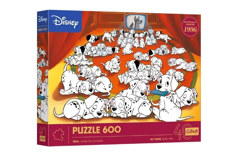 Puzzle 600 Elementów. 101 Dalmatyńczyków zdjęcie 1