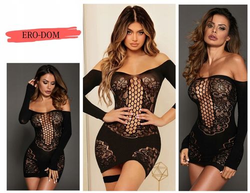 Bielizna erotyczna komplet bodystocking sukienka na Arena.pl