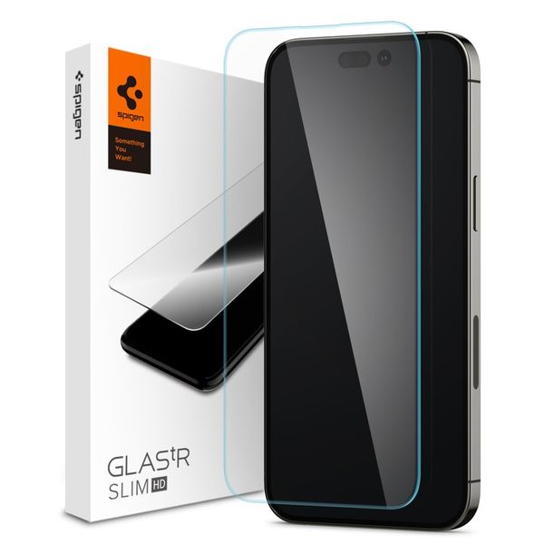 SZKŁO HARTOWANE OCHRONNE SPIGEN NA EKRAN do APPLE iPhone 14 PRO MAX zdjęcie 4