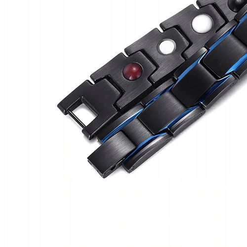 MODNA Bransoletka Magnetyczna Moc Zdrowotna Męska STAL NIERDZEWNA PREMIUM na Arena.pl