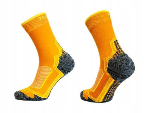 5x Kolorowe skarpetki trekkingowe sportowe super bawełna półfrotte 39-42 na Arena.pl