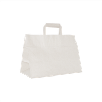 Torby papierowe 35 x 17 x 24 cm, 100 szt. biała AWIH