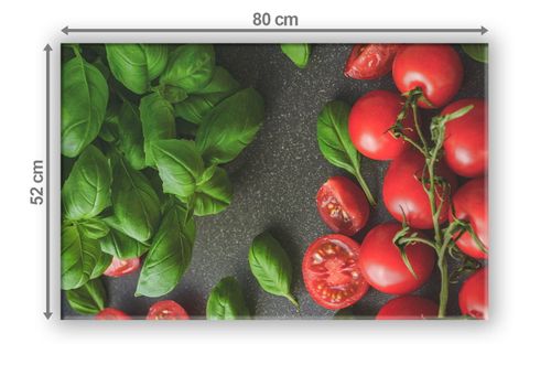 SZKLANA DESKA NA KUCHENKĘ 80x52 059B POMIDORY na Arena.pl