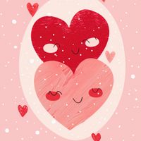 Plakat 80x80cm Ciepło Serca