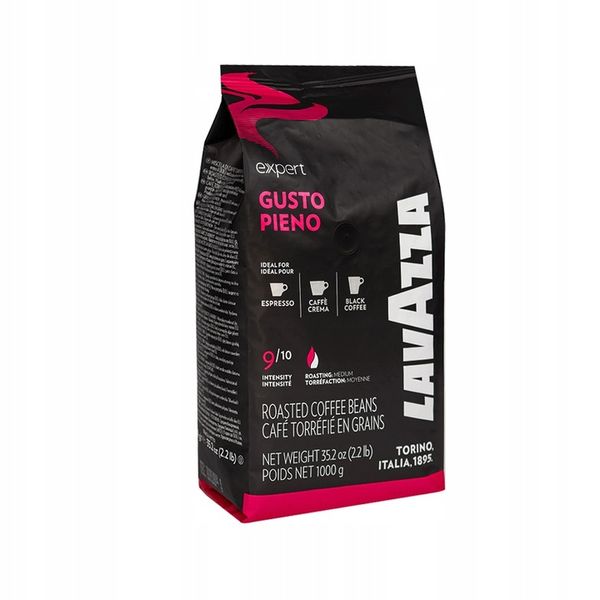 Lavazza Expert Gusto Pieno 1 kg ziarnista zdjęcie 2