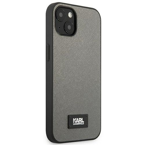 Etui Karl Lagerfeld do iPhone 13 mini, Srebrny na Arena.pl