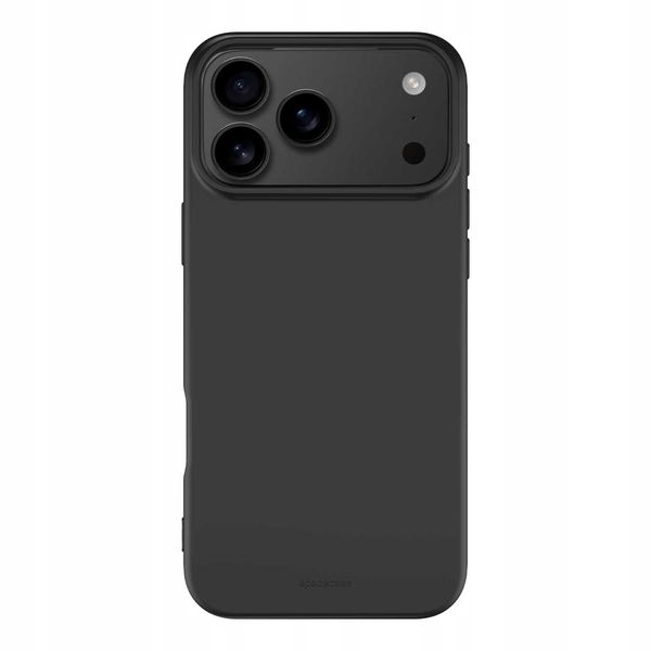 Spacecase Silicone Case 3.0 Iphone 17 Pro Max Black zdjęcie 2
