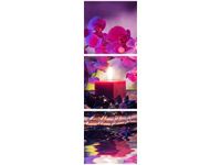 90X30CM STYLOWA KOMPOZYCJA TRÓJ OBRAZ DRUK