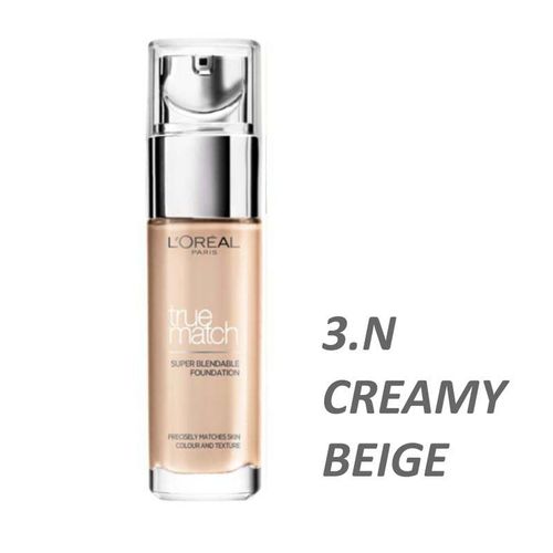 Loreal True Match 30ml Dostępne kolory. - 4.N na Arena.pl