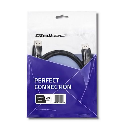 Qoltec DisplayPort v1.1 męski | DisplayPort v1.1 męski | 4K | 2m na Arena.pl