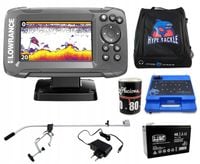 ZESTAW ECHOSONDA WĘDKARSKA LOWRANCE HOOK2 4x SKIMMER ŁATWA W OBSŁUDZE