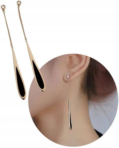 Kolczyki Złote Ze Stali Chirurgicznej 316L Pozłacane 18K na Arena.pl