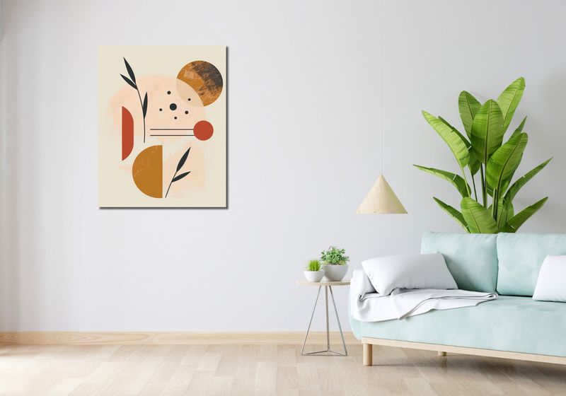 Obraz 70x90cm Przyrost do Tła zdjęcie 2