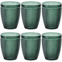 2 x Szklanki do wody 260 ml niskie Florina Alexis zielone zestaw 6 sztuk