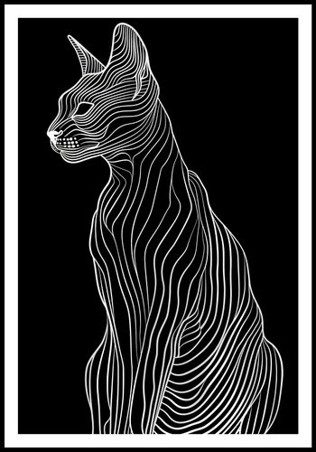 Plakat 61x90,5cm Minimalny Kontur na Arena.pl