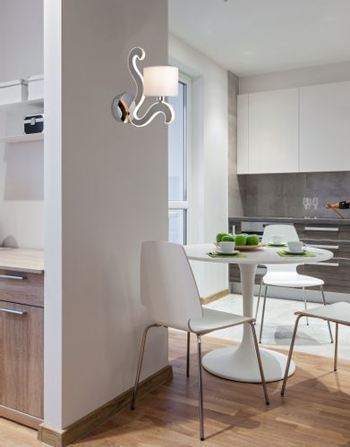 Ambrosia 1 kinkiet 1x40W E14 + 6W LED chrom na Arena.pl