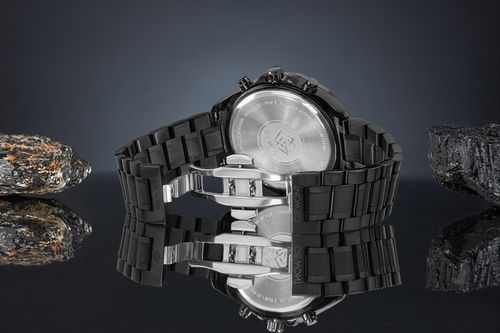 zegarek męski giewont chronograph sapphire czarny gw7290-b1 na Arena.pl