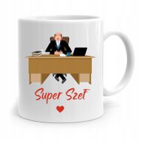 Kubek Prezent Dla Szefa Super Szef Z Nadrukiem Ze Zdjęciem