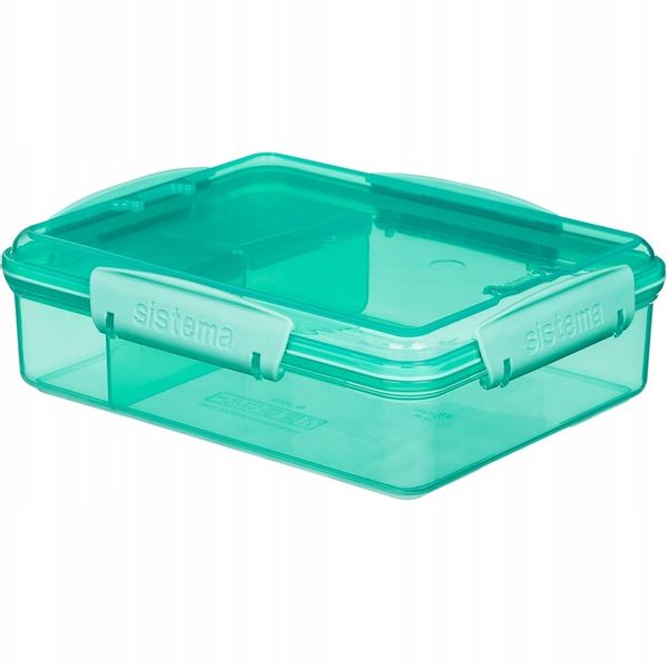 ŚNIADANIÓWKA POJEMNIK lunchbox z Przegródkami snack duo 975ml to-go Sistema zdjęcie 4