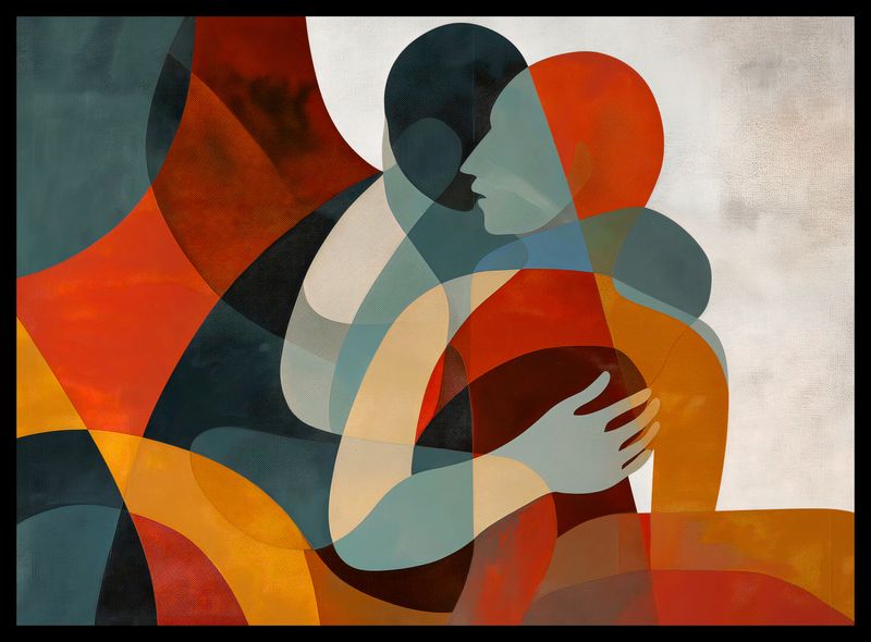 Plakat 55x40cm Objęcia zdjęcie 2