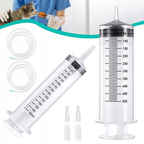 STRZYKAWKA 500ML, STRZYKAWKA Z WĘŻEM, DO LABORATORIÓW NAUKOWYCH, BEZ IGŁY na Arena.pl