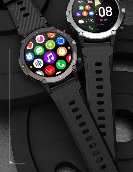 SMARTWATCH ZEGAREK POLSKIE MENU ROZMOWY SPORT SMART WATCH MĘSKI C21 zdjęcie 2