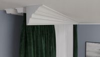 Listwa karniszowa DLK46 6cm x 6cm maskownica szyny sztukateria XPS DECOREM