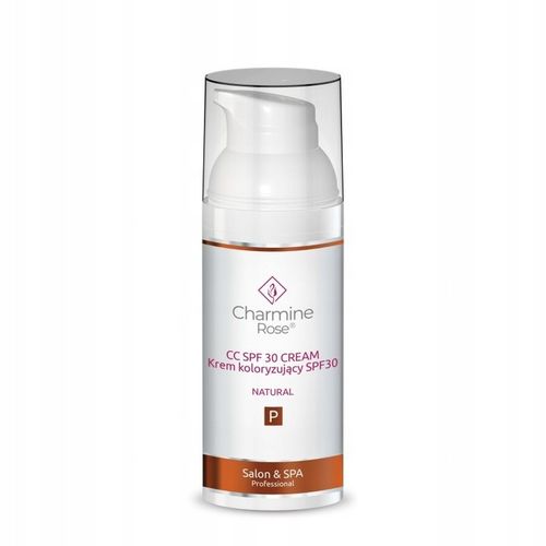 KREM KOLORYZUJĄCY CC SPF 30 CREAM NATURAL 50ML Charmine Rose NAWILZA na Arena.pl