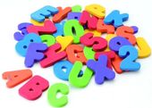 KX7221 Zabawka do kapieli puzzle piankowe literki
