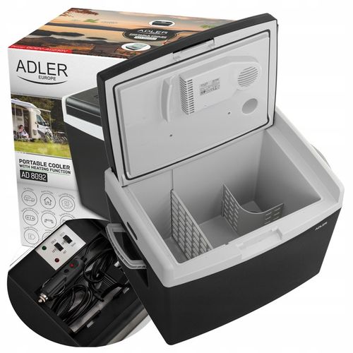 Lodówka turystyczna samochodowa AC/DC 40L chłodzenie grzanie Adler AD 8092 na Arena.pl