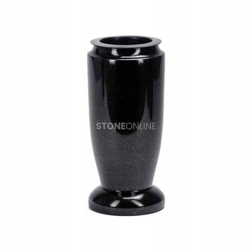 Elegancki WAZON z czarnego GRANITU WELEGANT10 na cmentarz StoneOnline na Arena.pl
