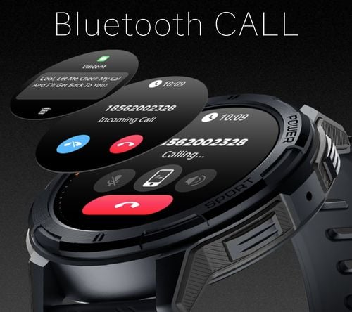 Smartwatch Męski Rubicon RNCF26-1 BLACK na Arena.pl