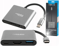 Hub stacja dokująca Natec USB-C PD 60W USB3.0 HDMI